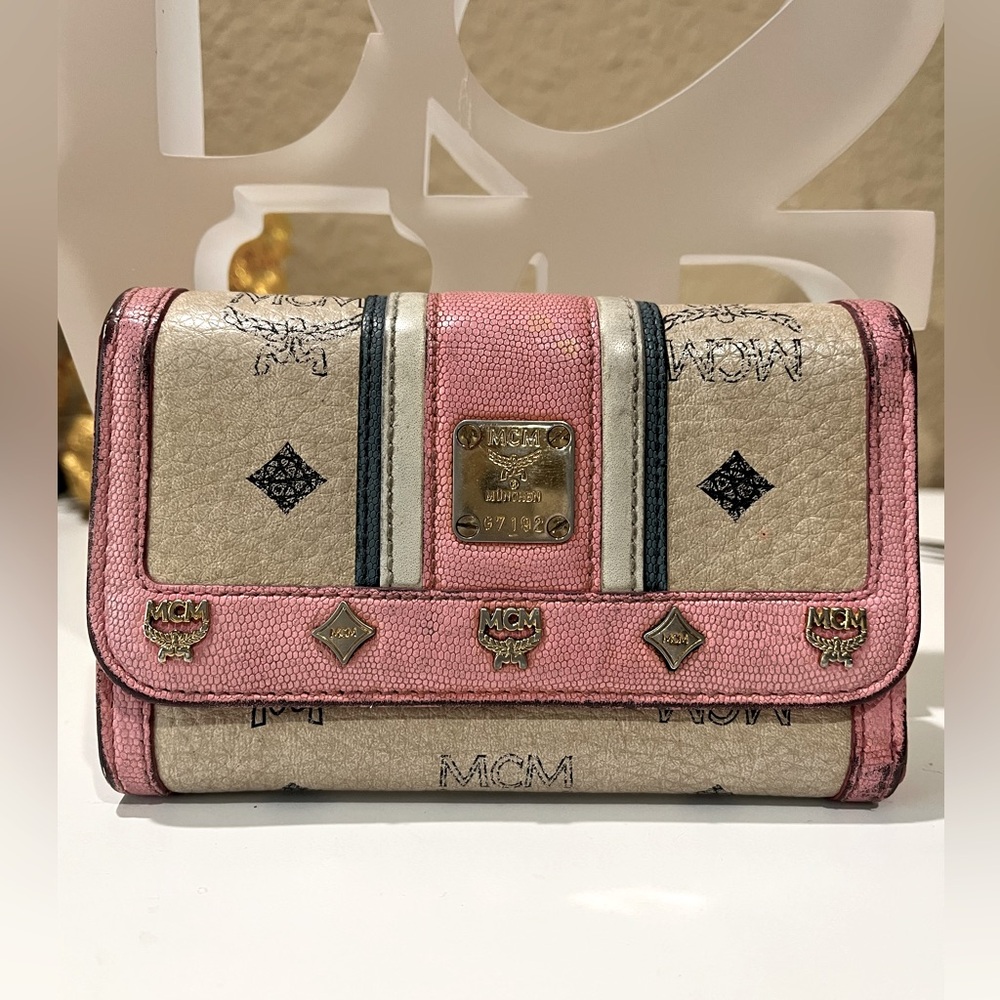 MCM TRIFOLD WALLET